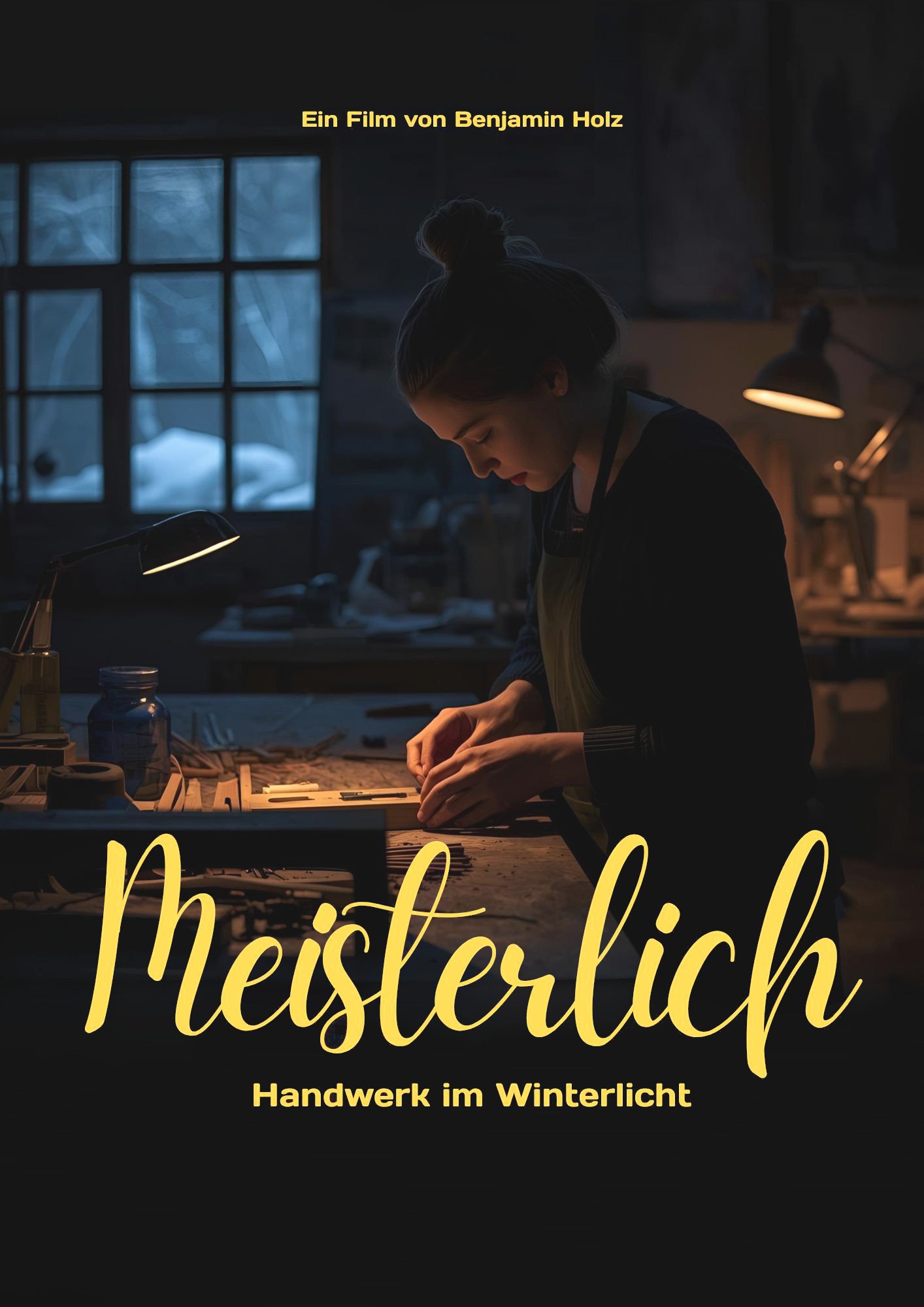 Filmplakat des Dokumentarfilms "Winterlich – Handwerk im Winterlicht"